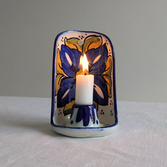 Floral Candle Sconce