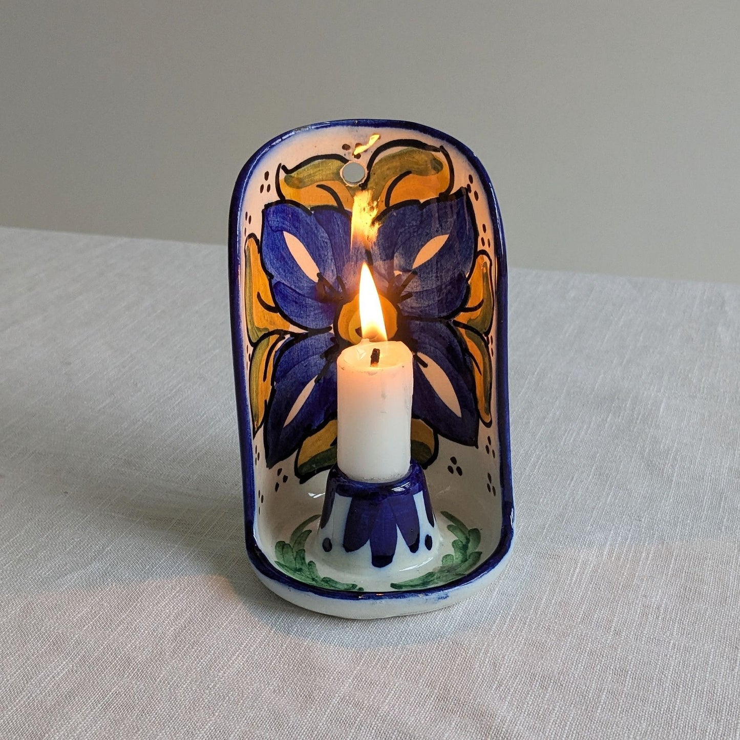 Floral Candle Sconce