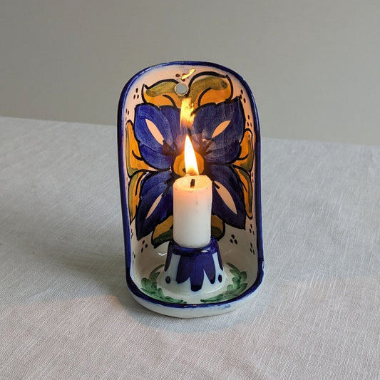 Floral Candle Sconce
