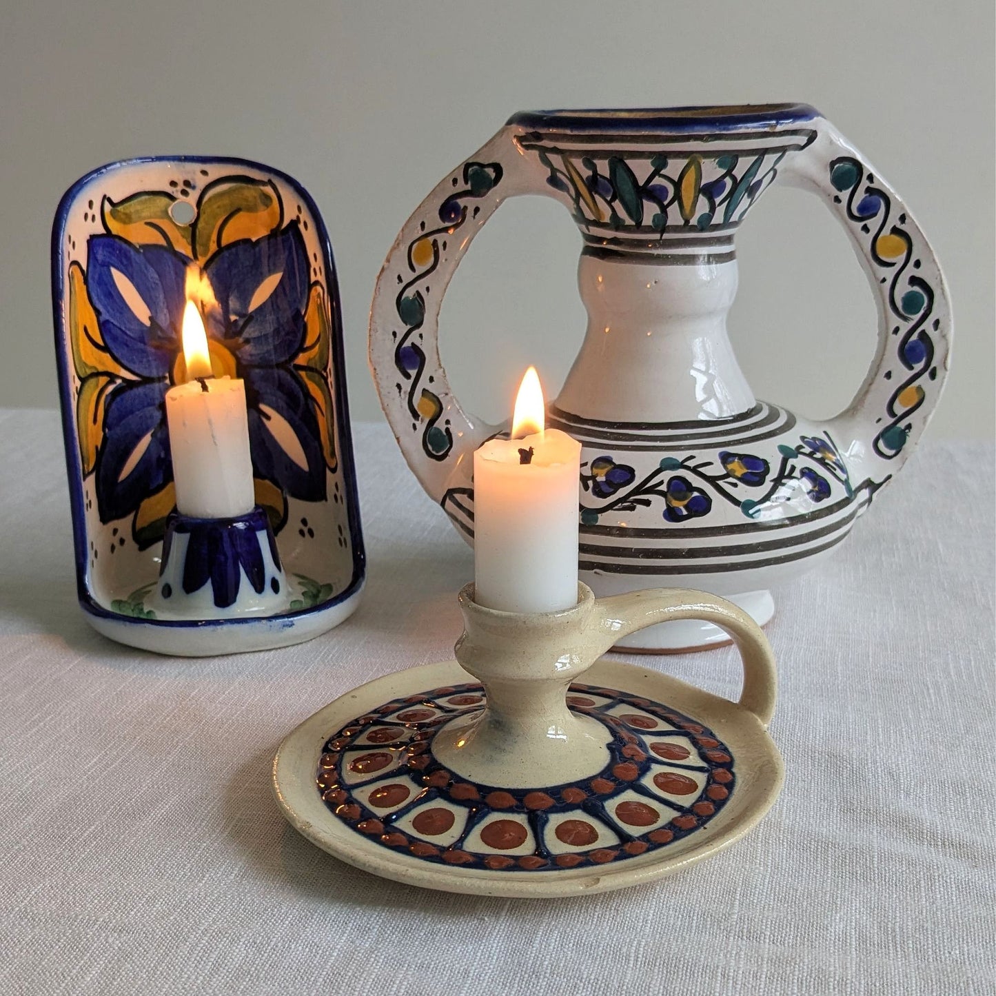 Floral Candle Sconce