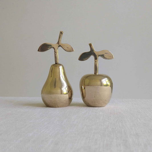Brass Apple & Pear