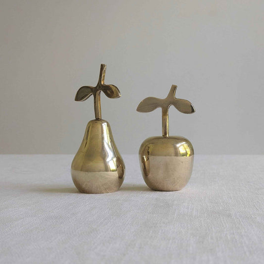 Brass Apple & Pear