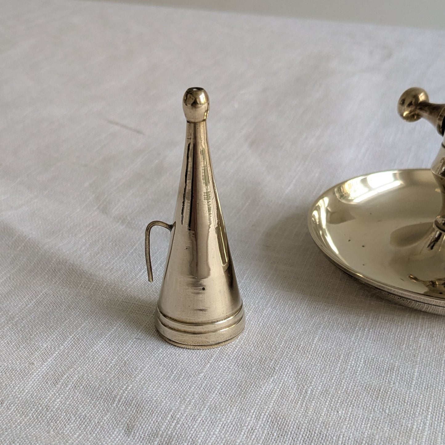 Brass Chamberstick & Snuffer