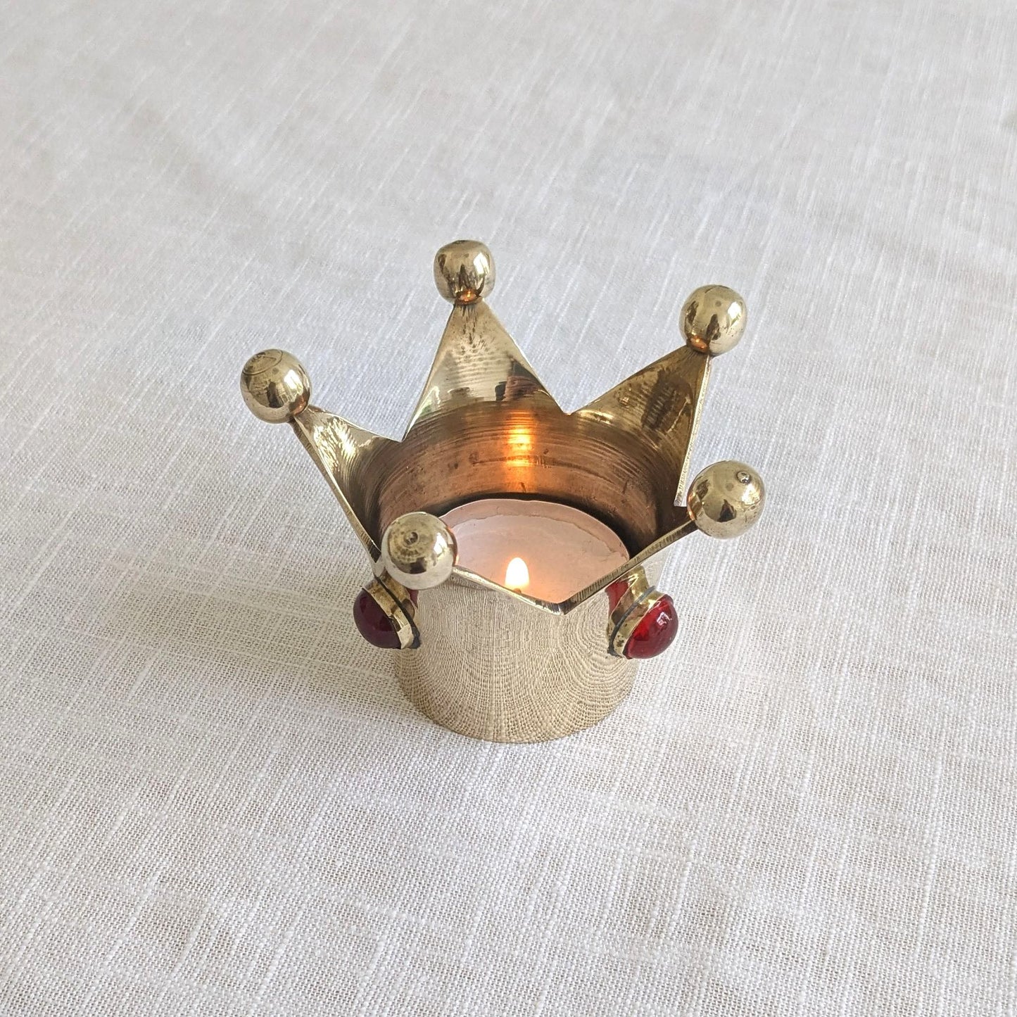 Crown Tealight with Cabochons
