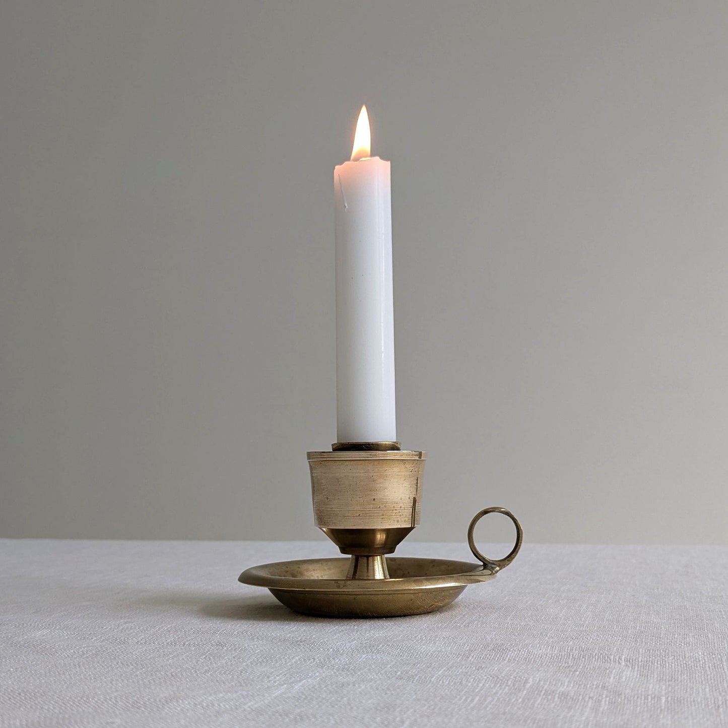 Vintage Brass Candle Holder