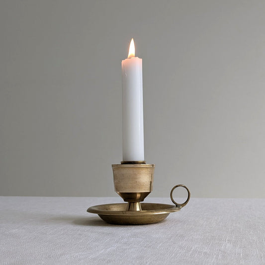 Vintage Brass Candle Holder