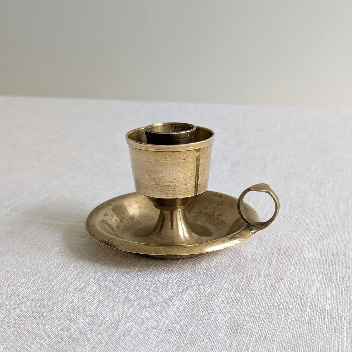 Vintage Brass Candle Holder