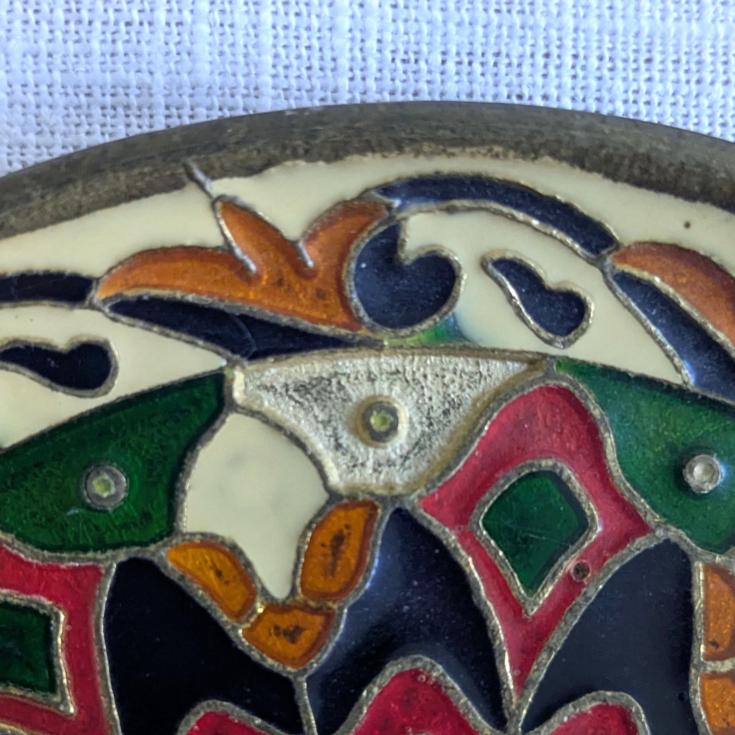 Brass Mandala Plates Pair