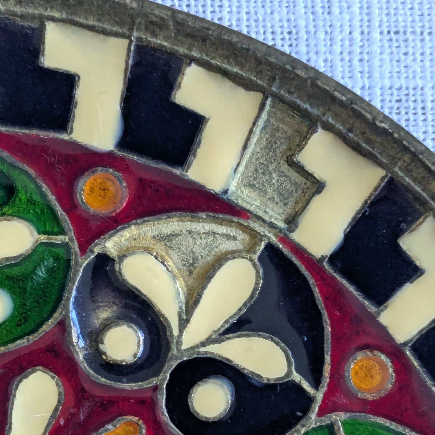 Brass Mandala Plates Pair