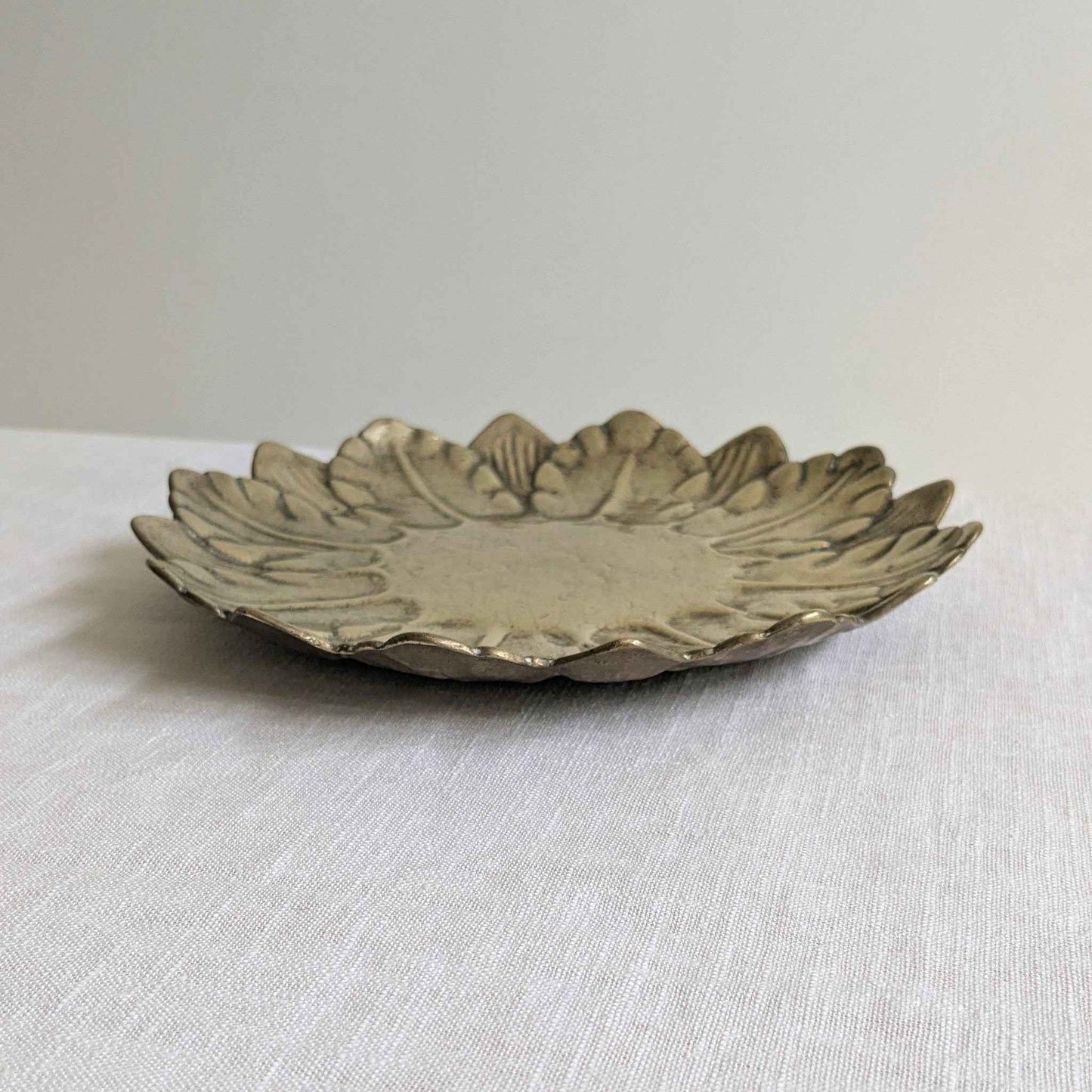 Brass Flower Dish
