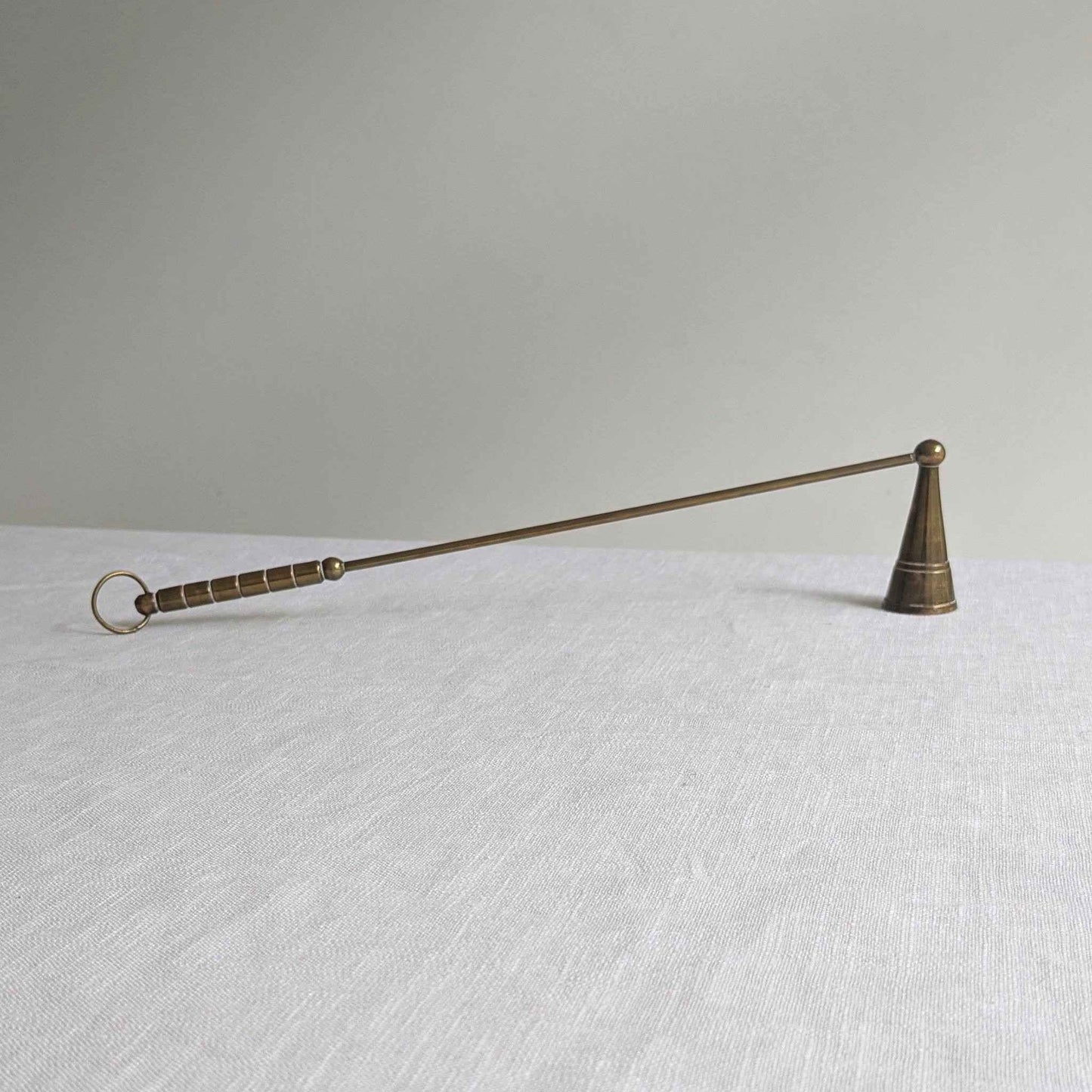 Hinged Brass Candle Snuffer