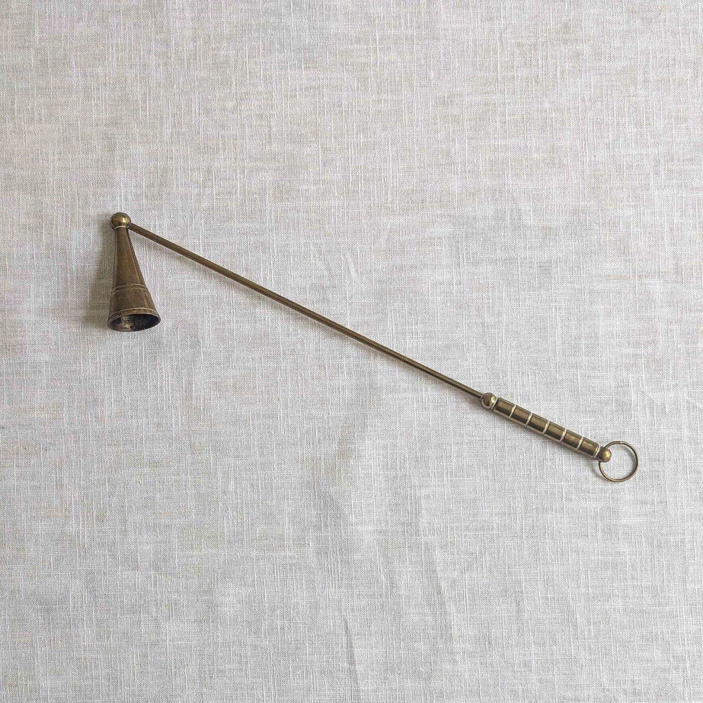 Hinged Brass Candle Snuffer