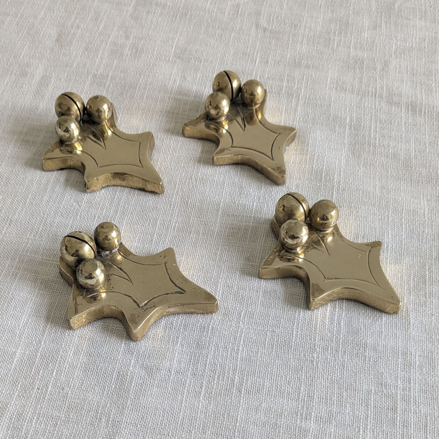 Holly Place Card Holders