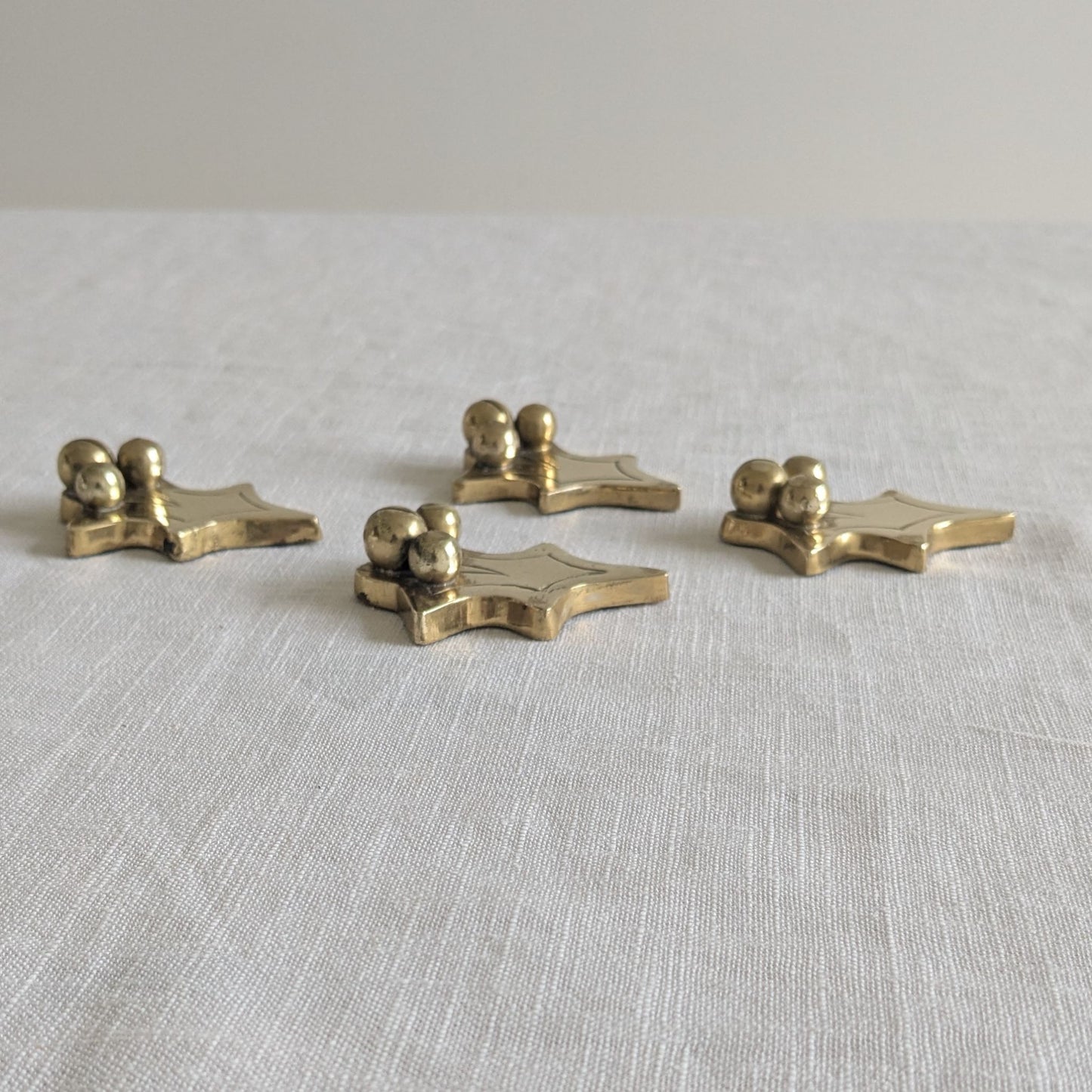 Holly Place Card Holders