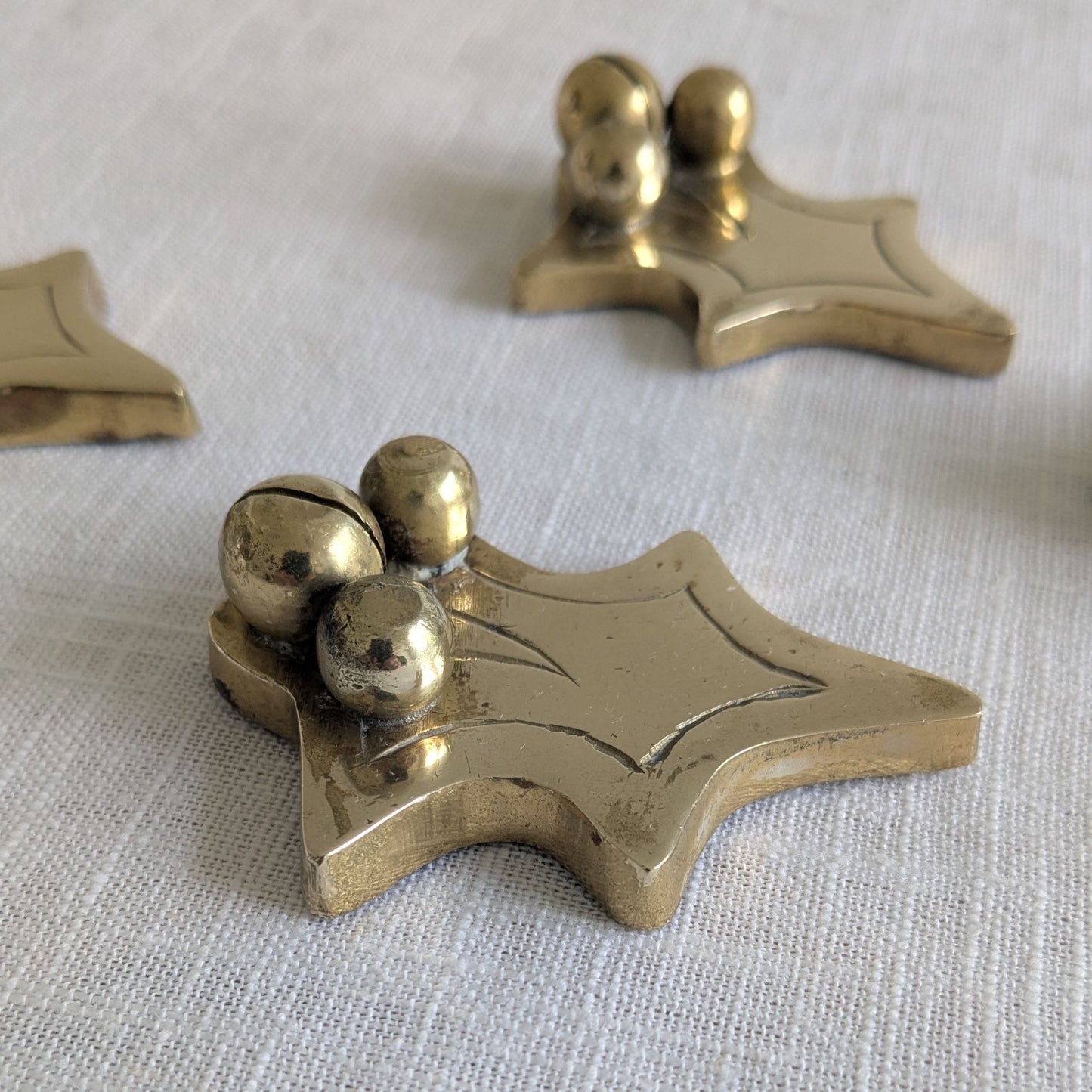 Holly Place Card Holders