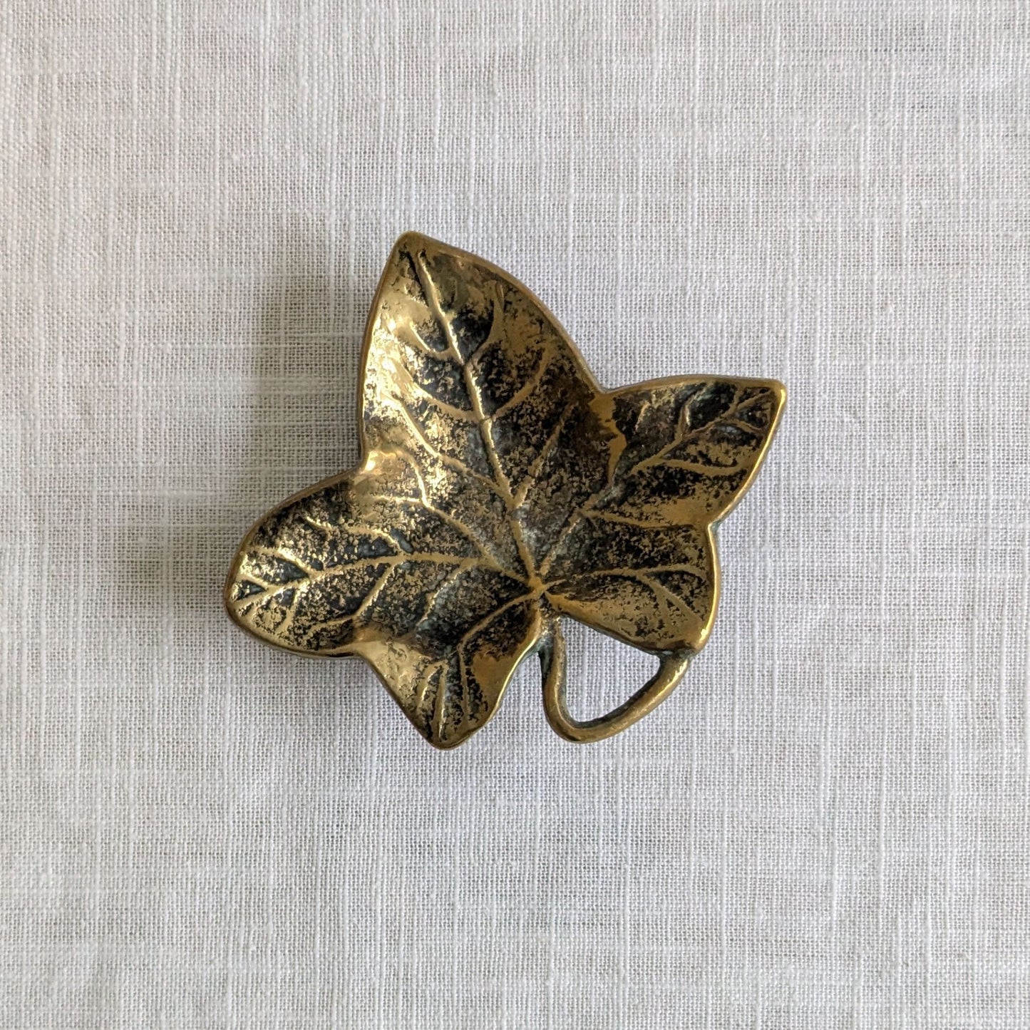 Brass Ivy Leaf Dish