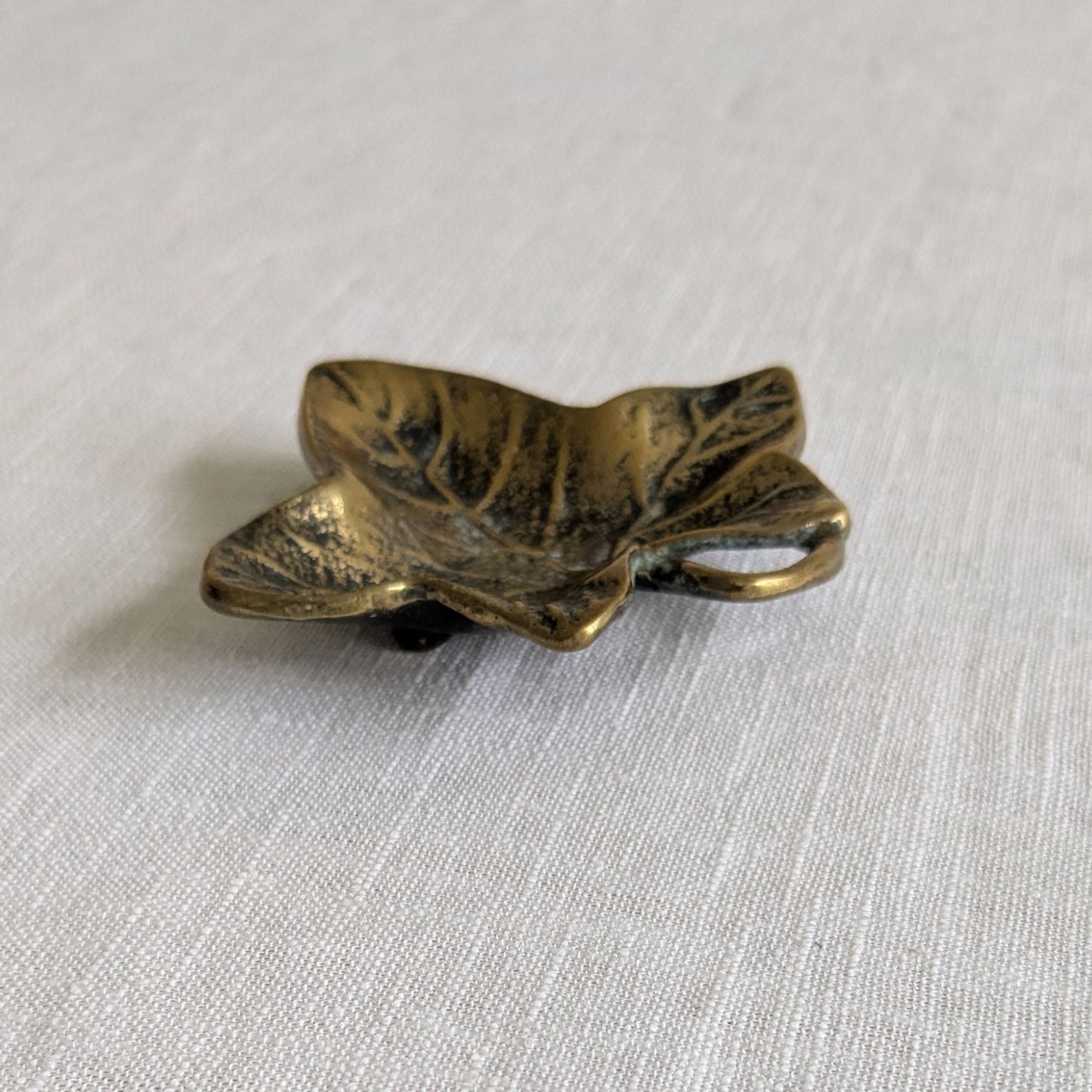 Brass Ivy Leaf Dish