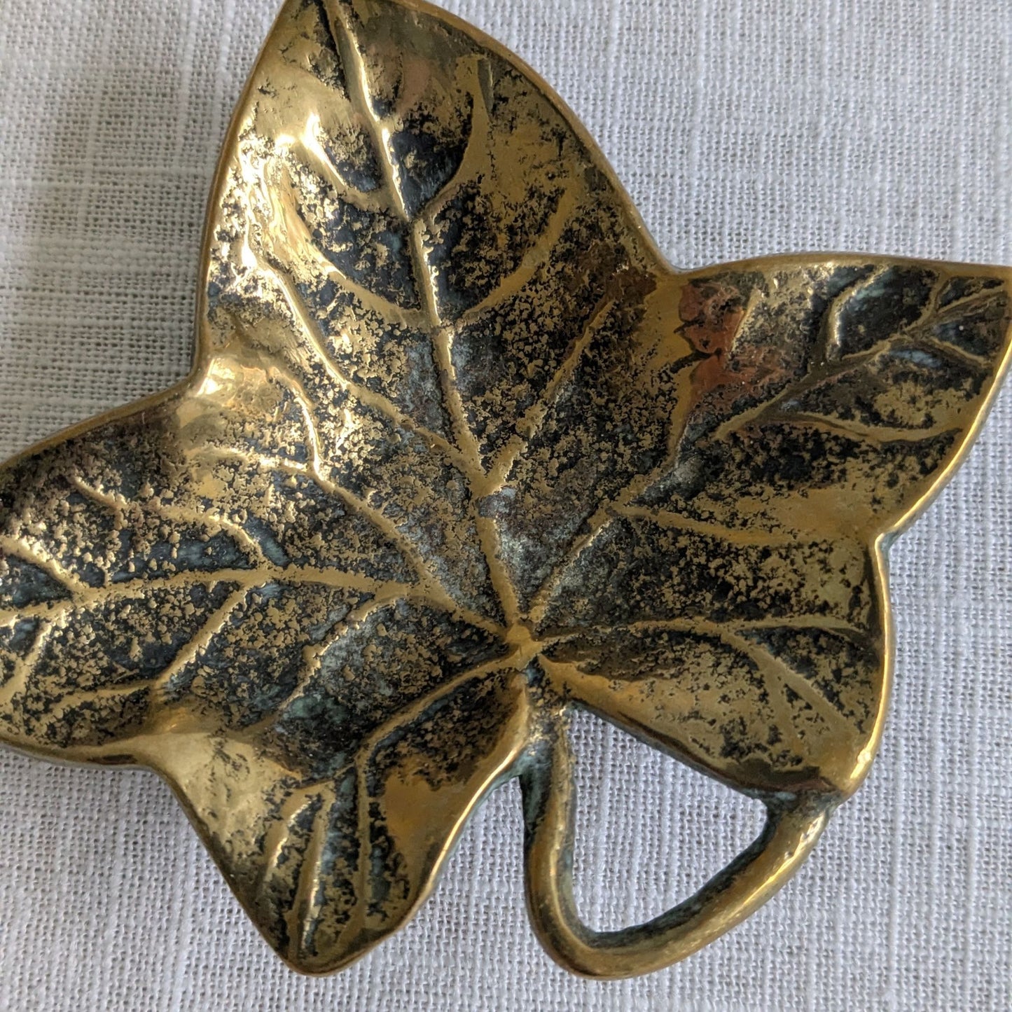Brass Ivy Leaf Dish