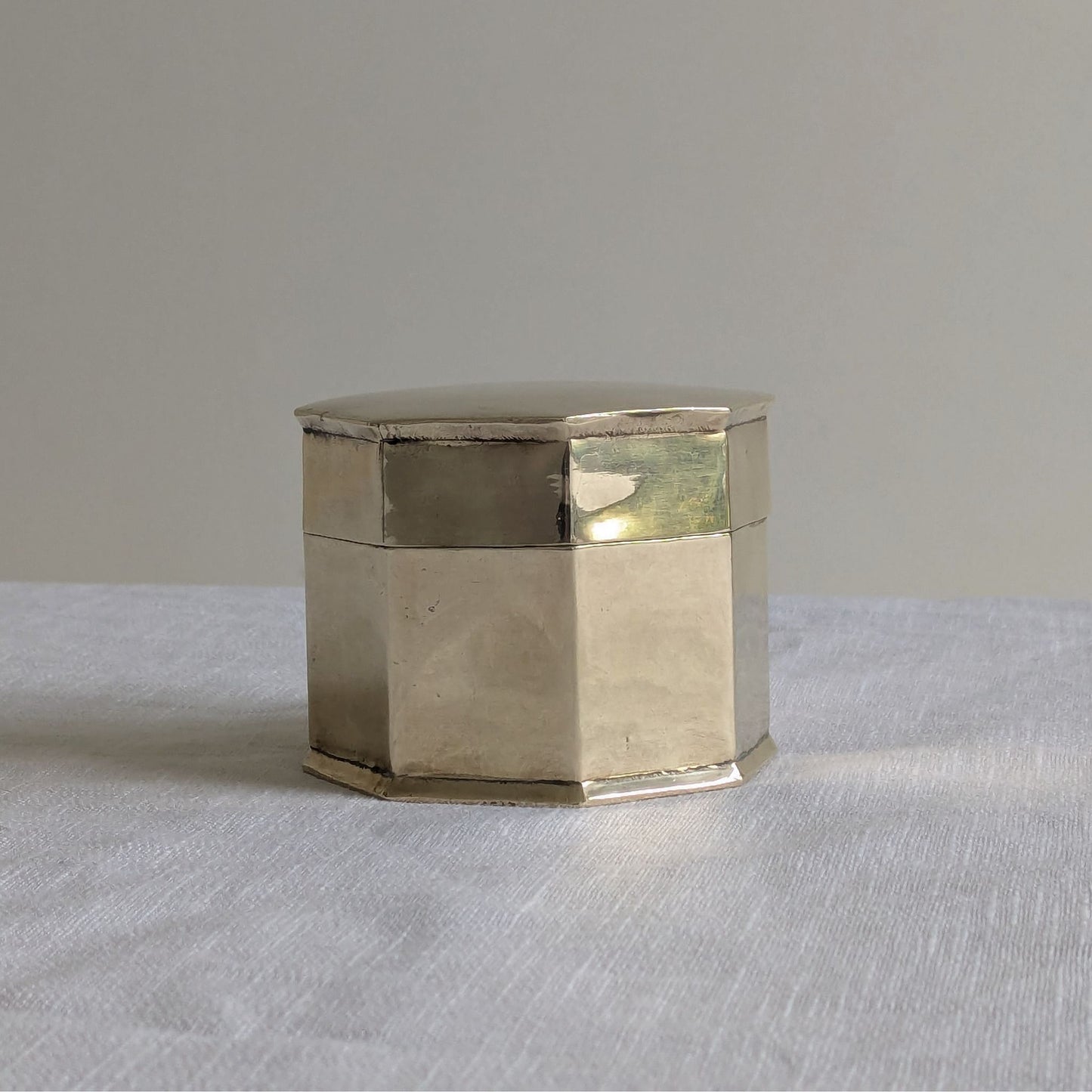Brass Octagonal Box