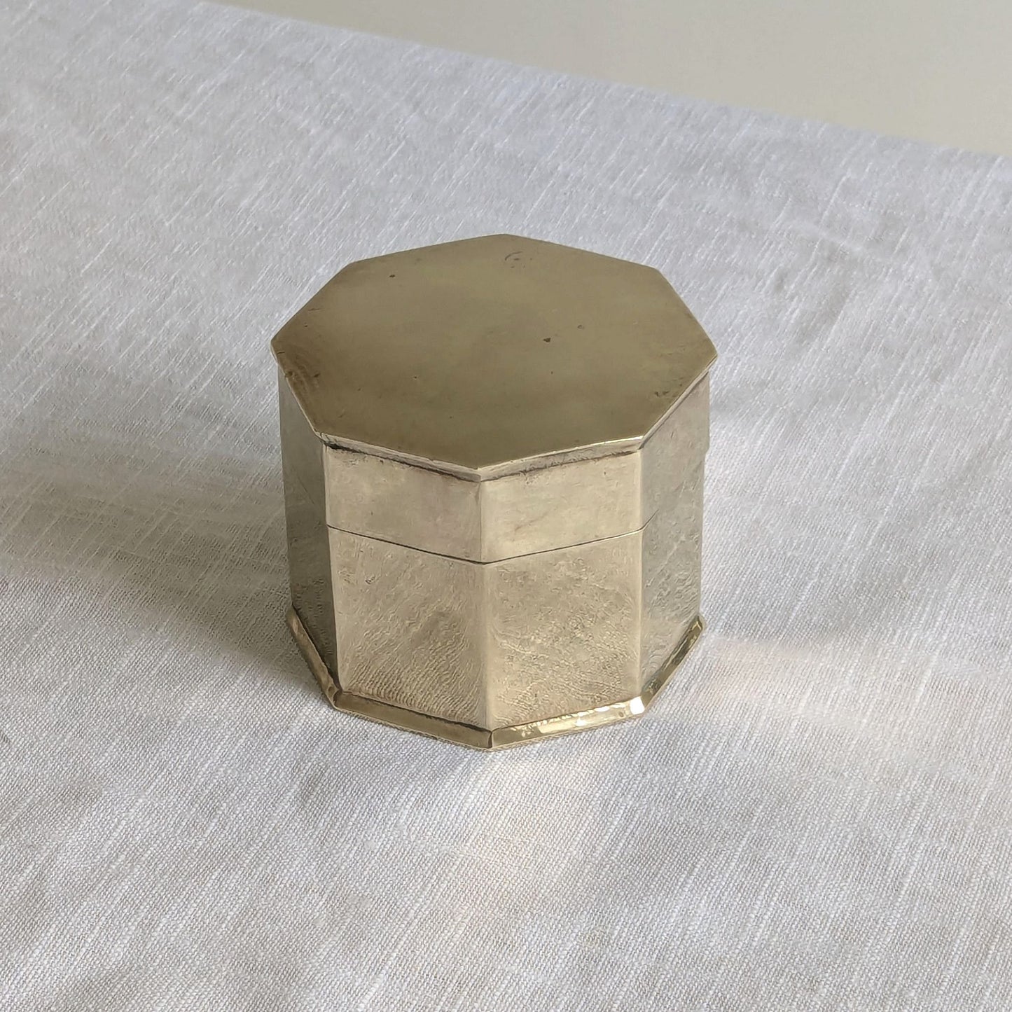 Brass Octagonal Box