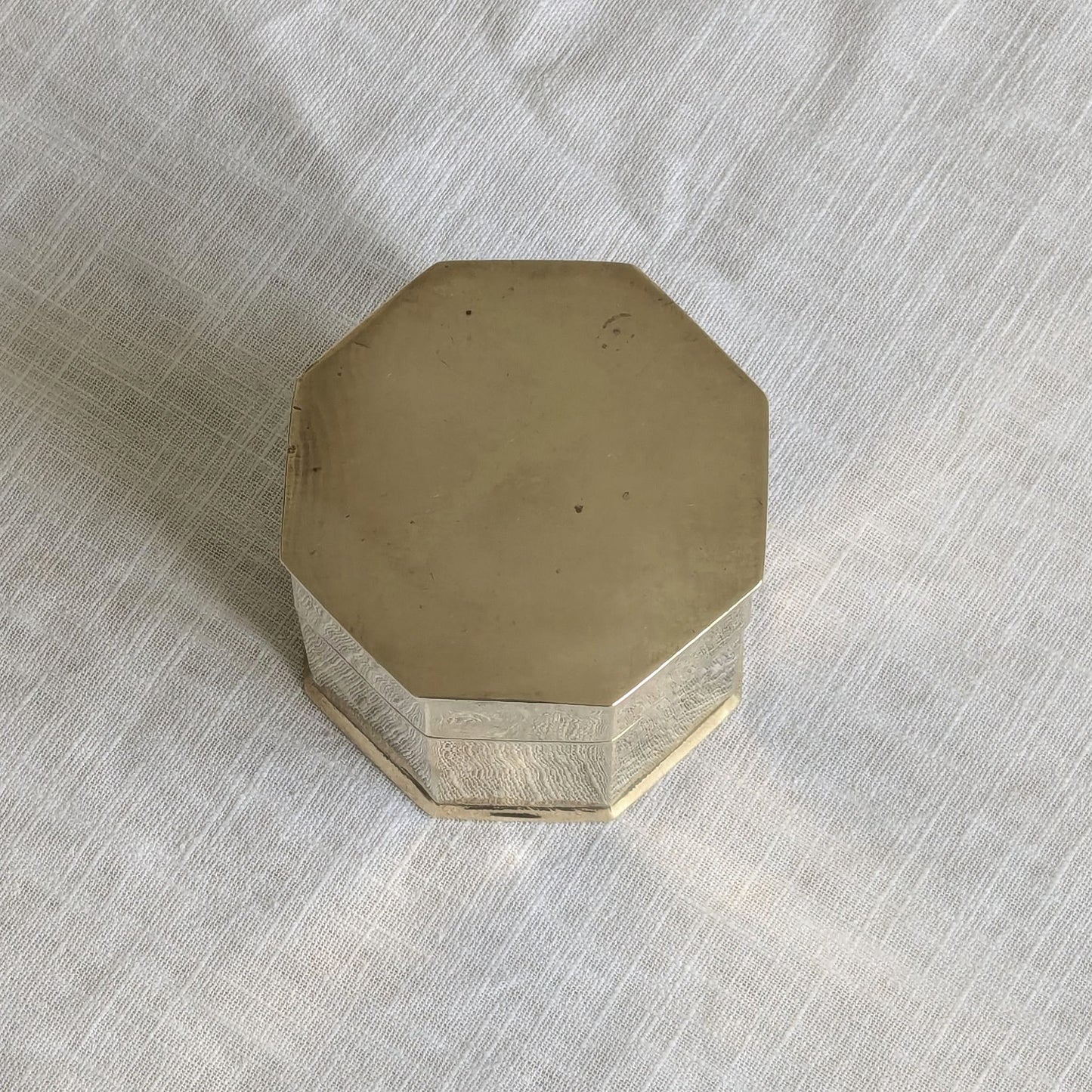 Brass Octagonal Box