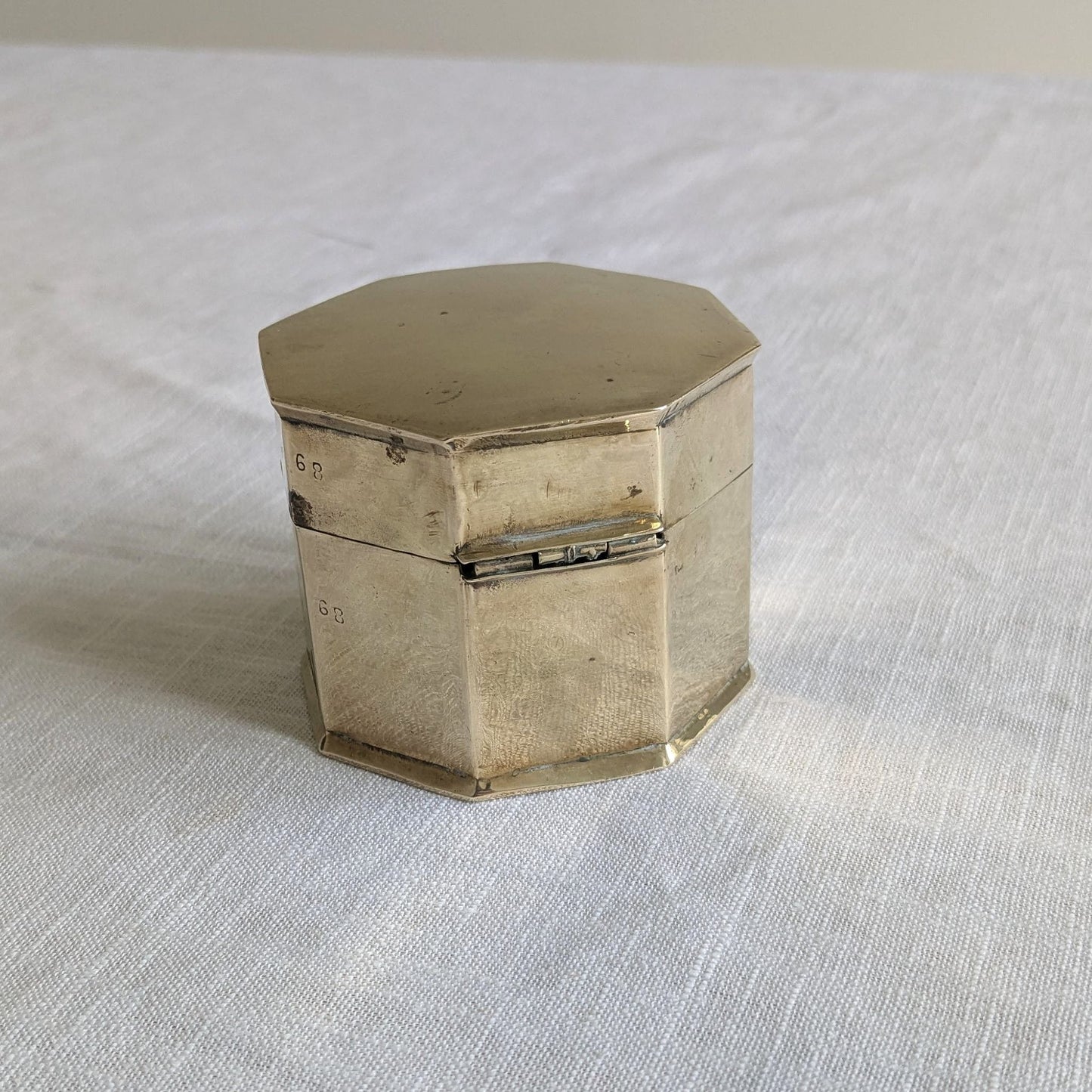 Brass Octagonal Box
