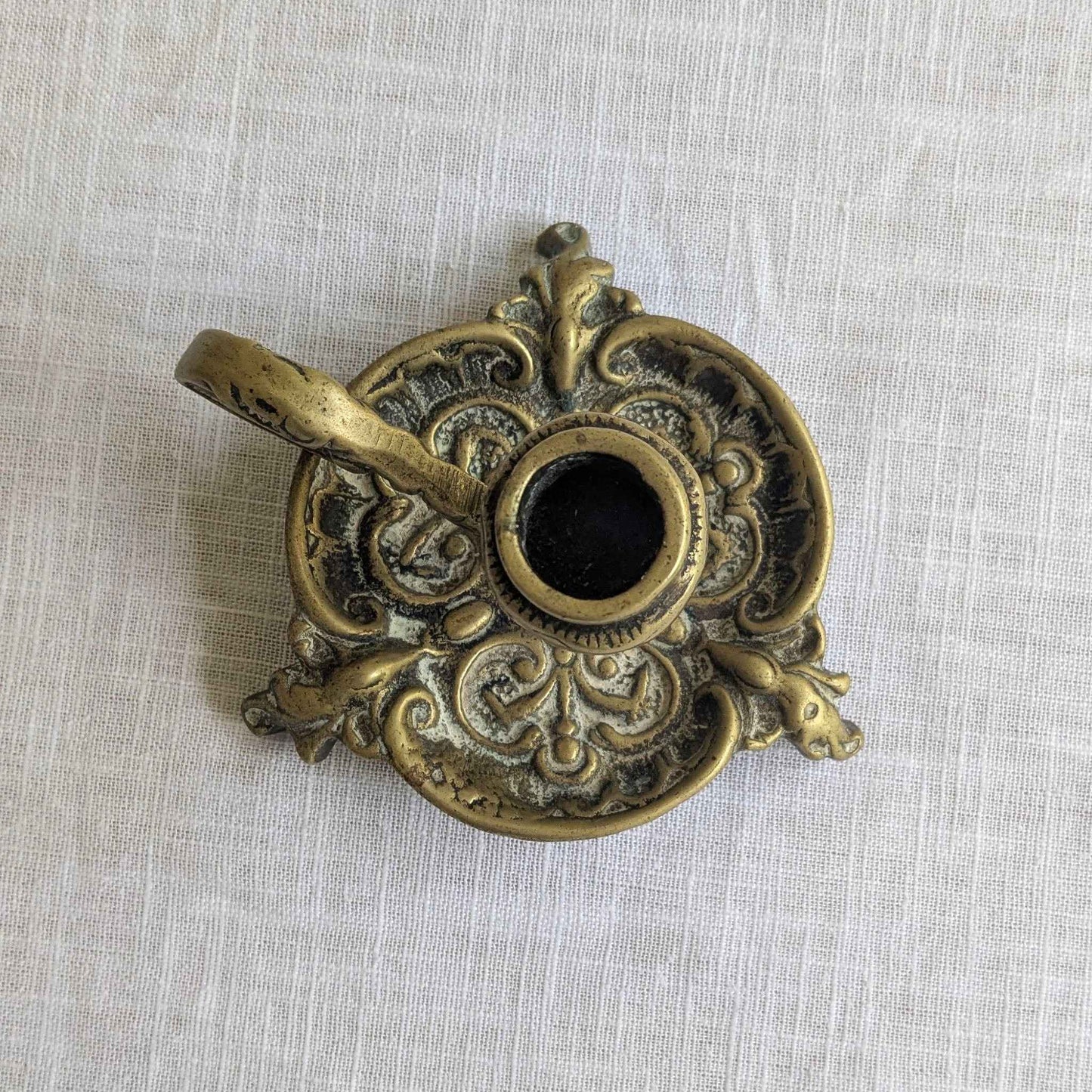 Ornate Brass Chamberstick