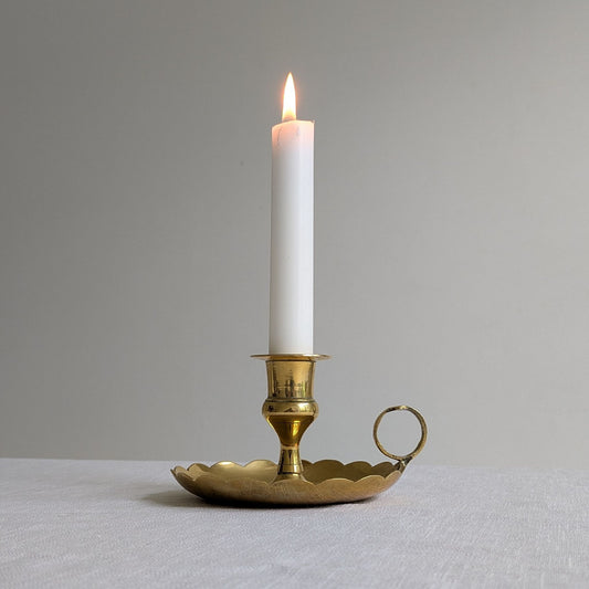 Scalloped Edge Chamberstick