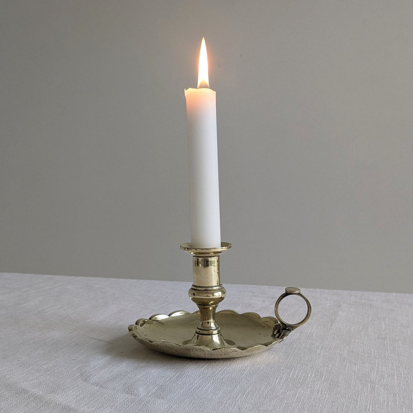 Scalloped Edge Chamberstick