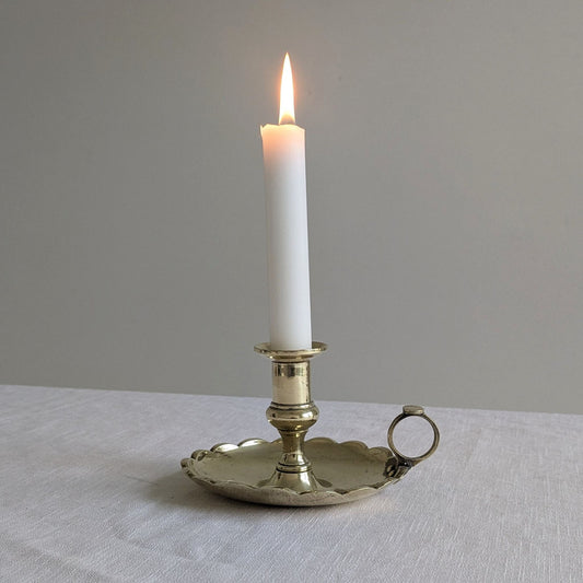 Scalloped Edge Chamberstick