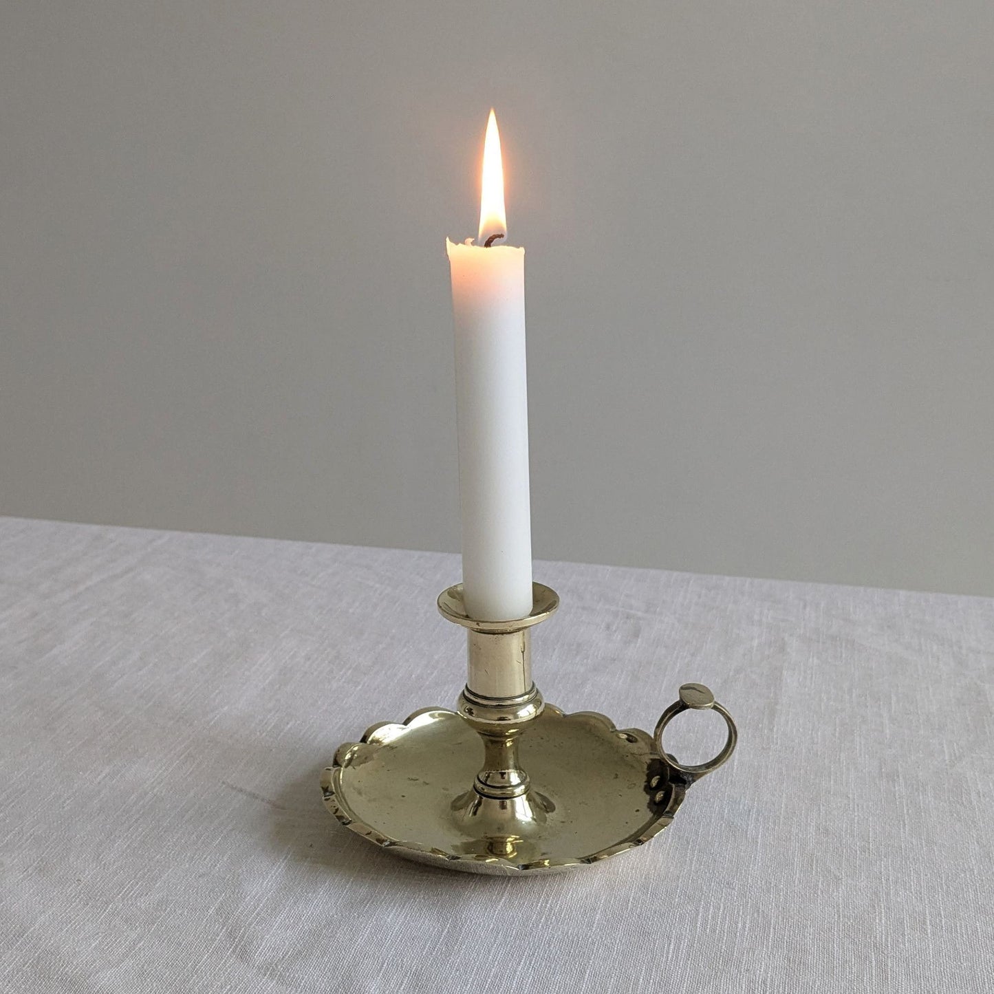 Scalloped Edge Chamberstick