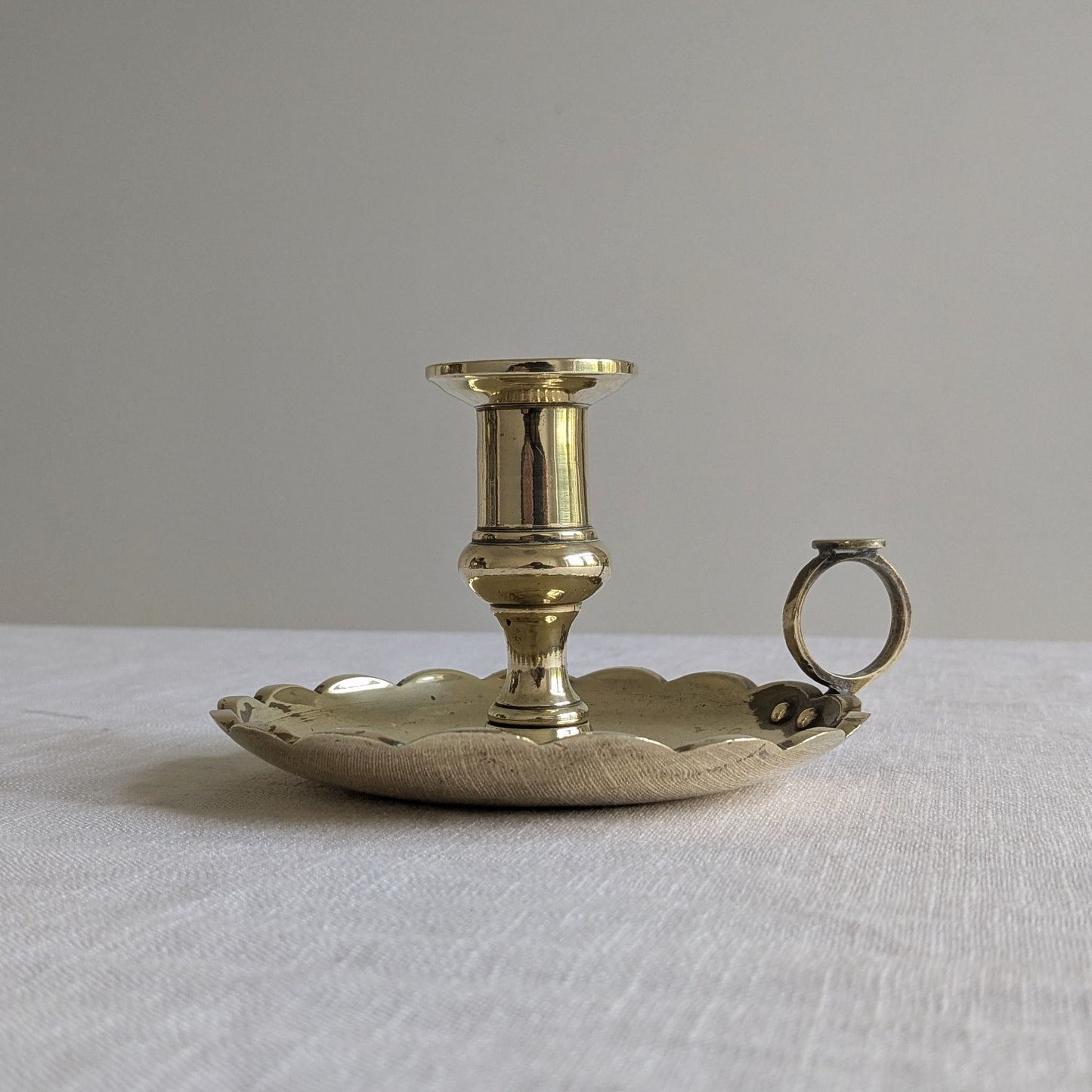 Scalloped Edge Chamberstick