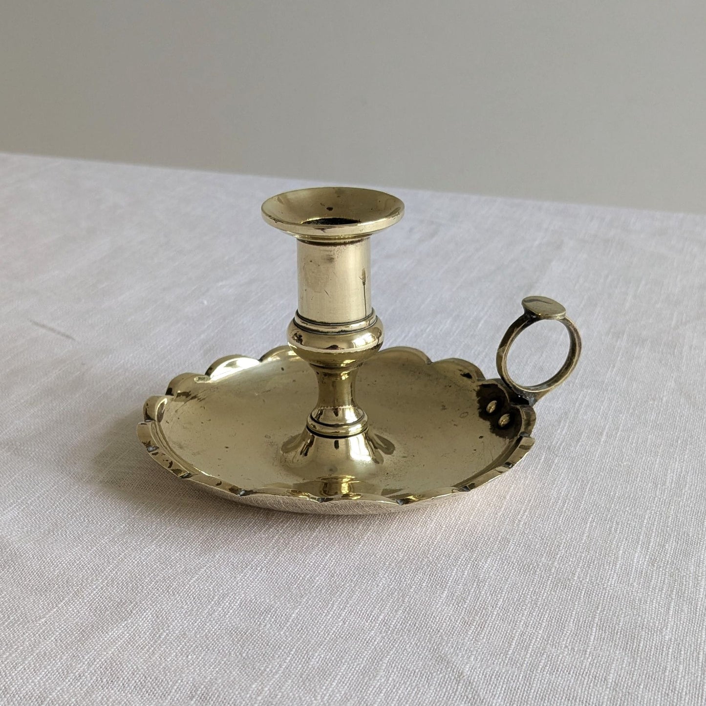 Scalloped Edge Chamberstick