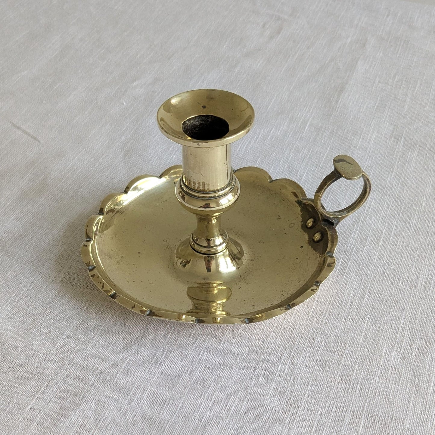 Scalloped Edge Chamberstick