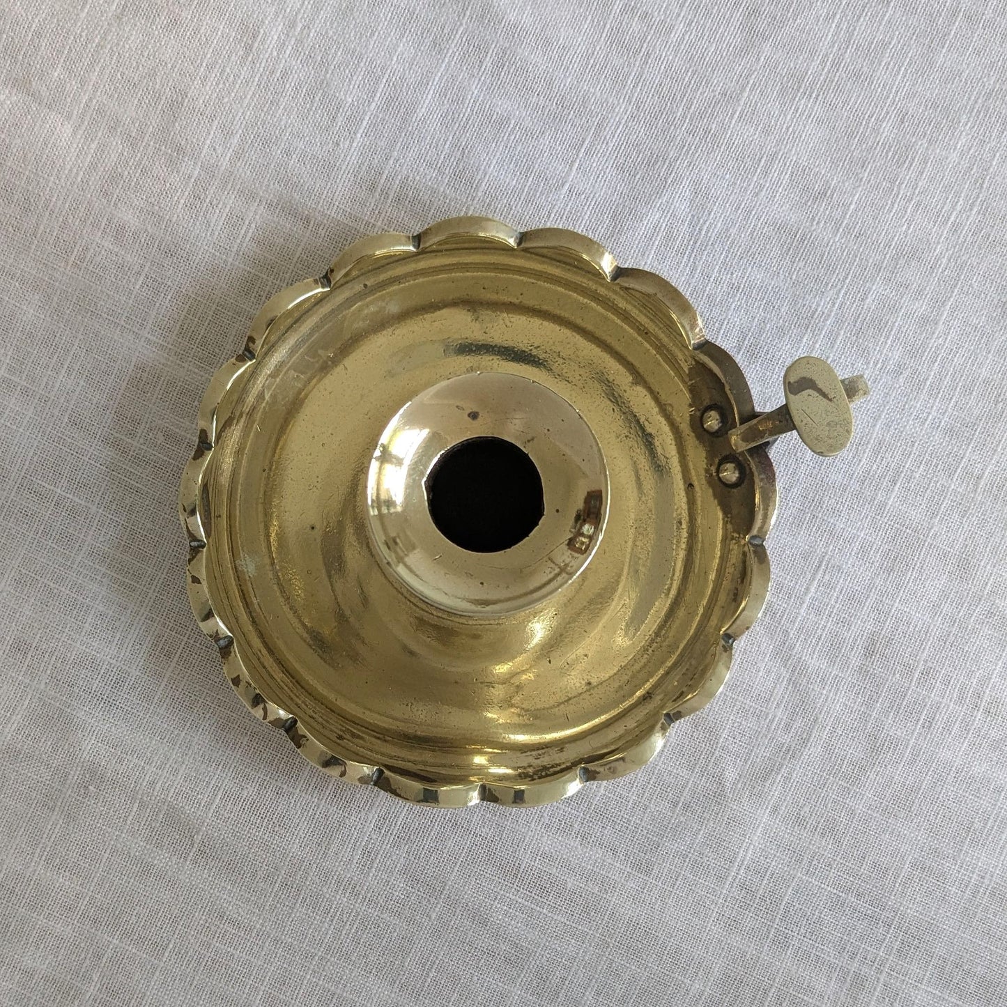 Scalloped Edge Chamberstick