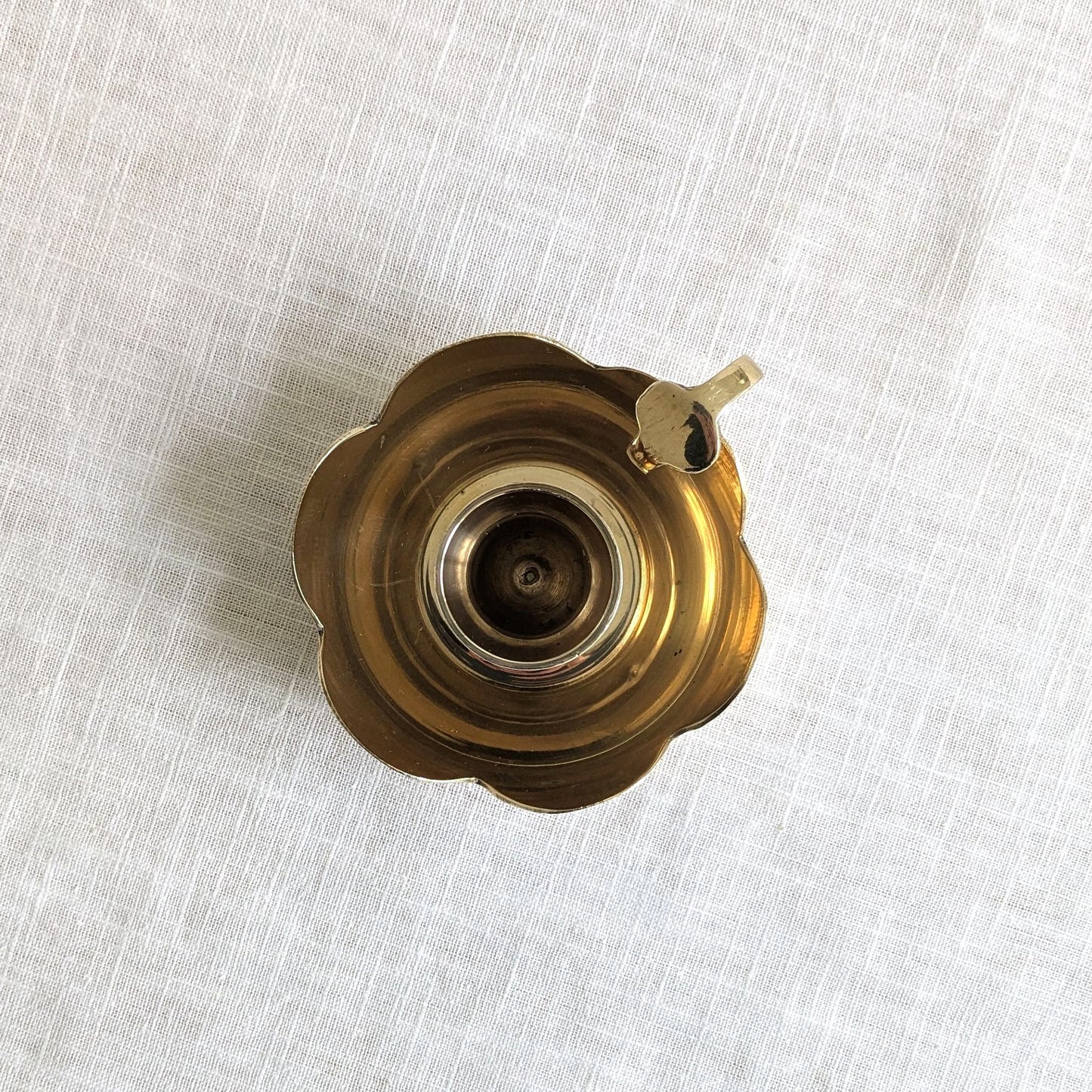 Small Scalloped Chamberstick