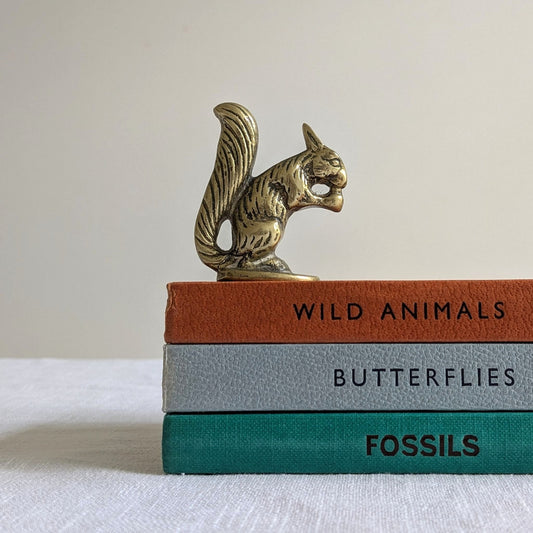 Mid Century Brass Squirrel