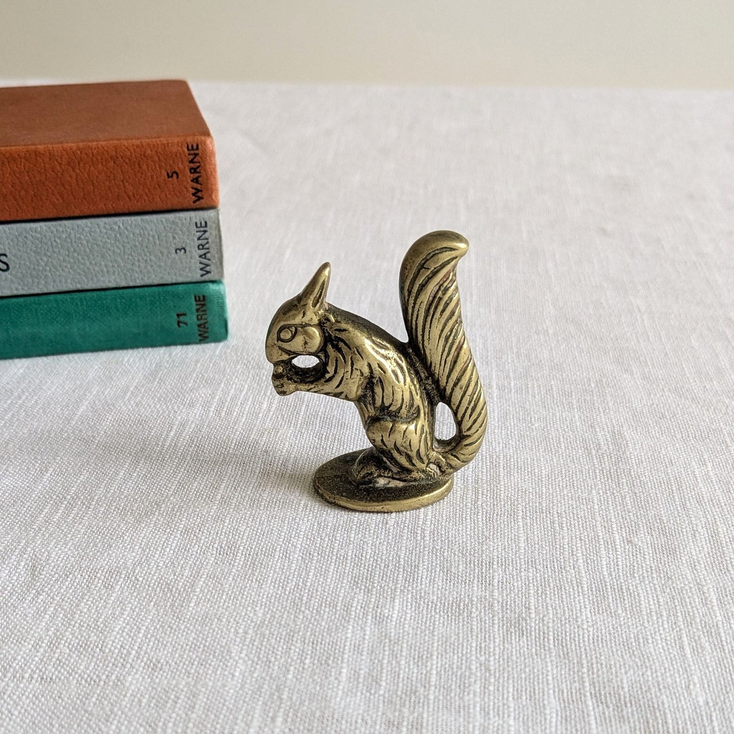 Mid Century Brass Squirrel