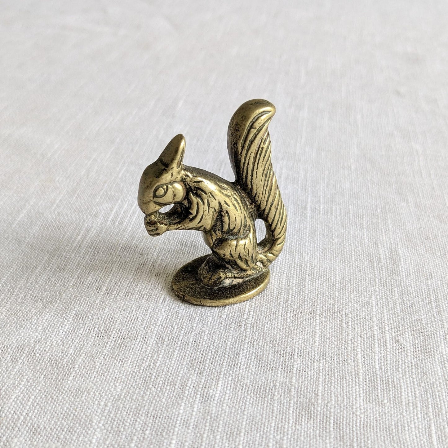 Mid Century Brass Squirrel