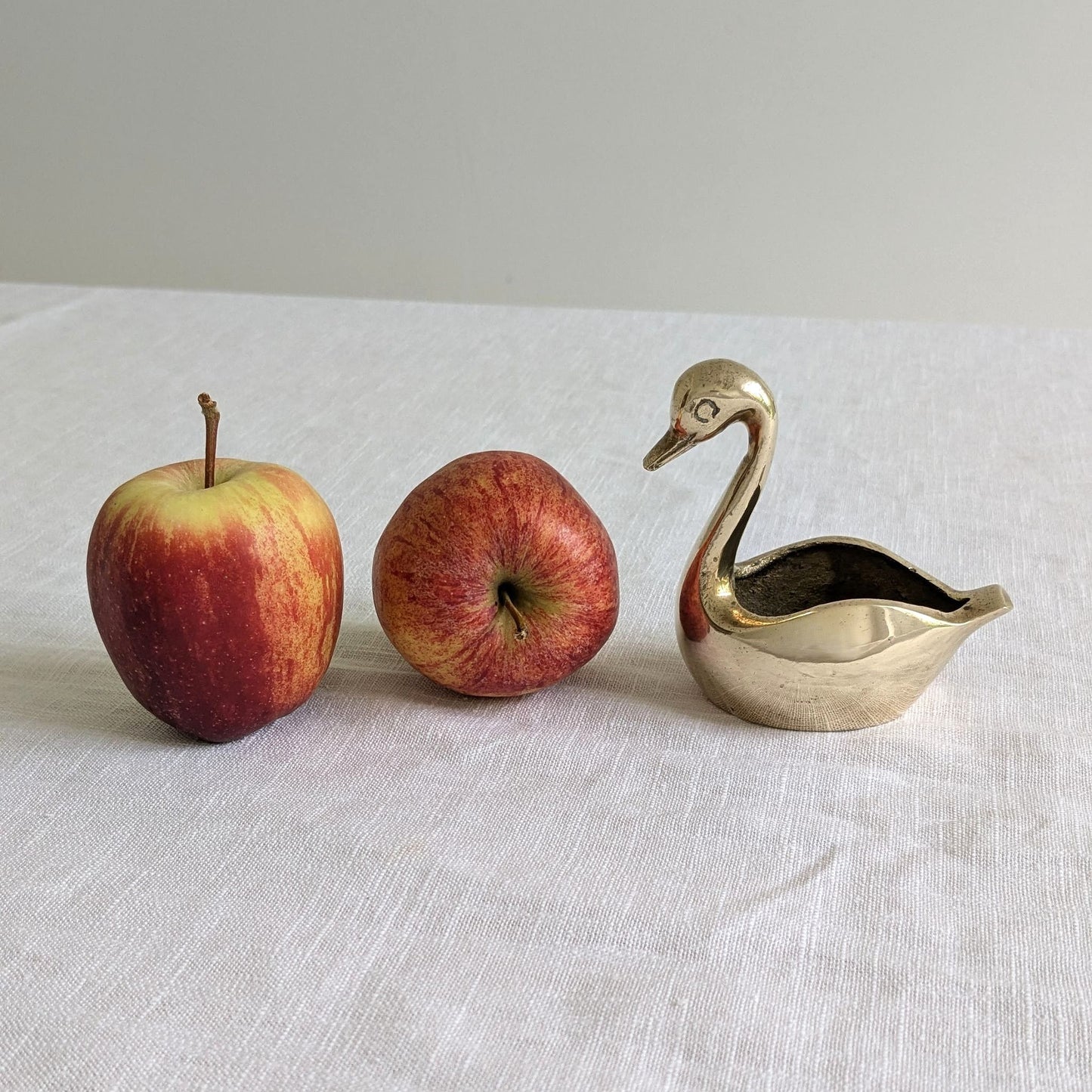 Brass Swan Trinket Dish