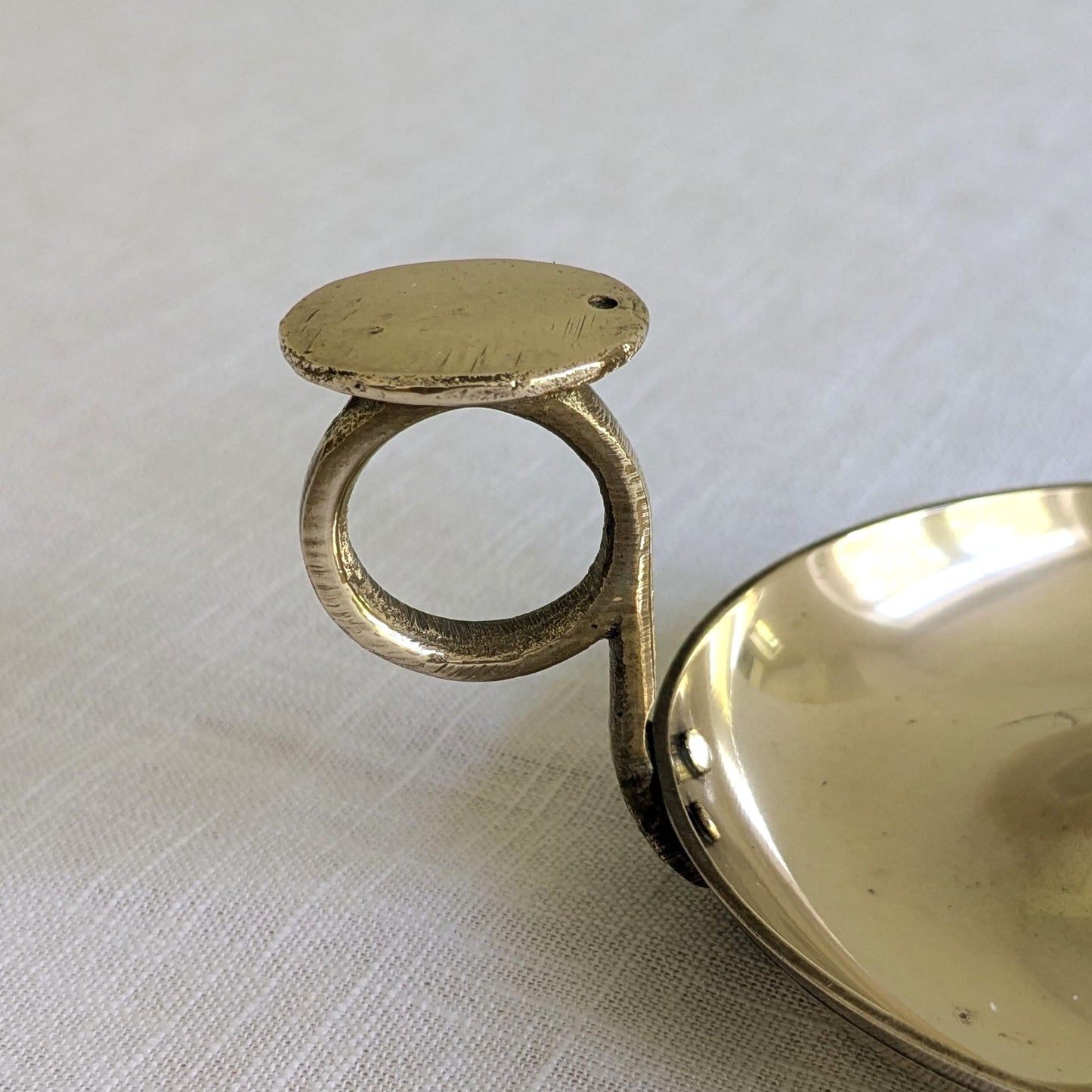 Tall Brass Chamberstick