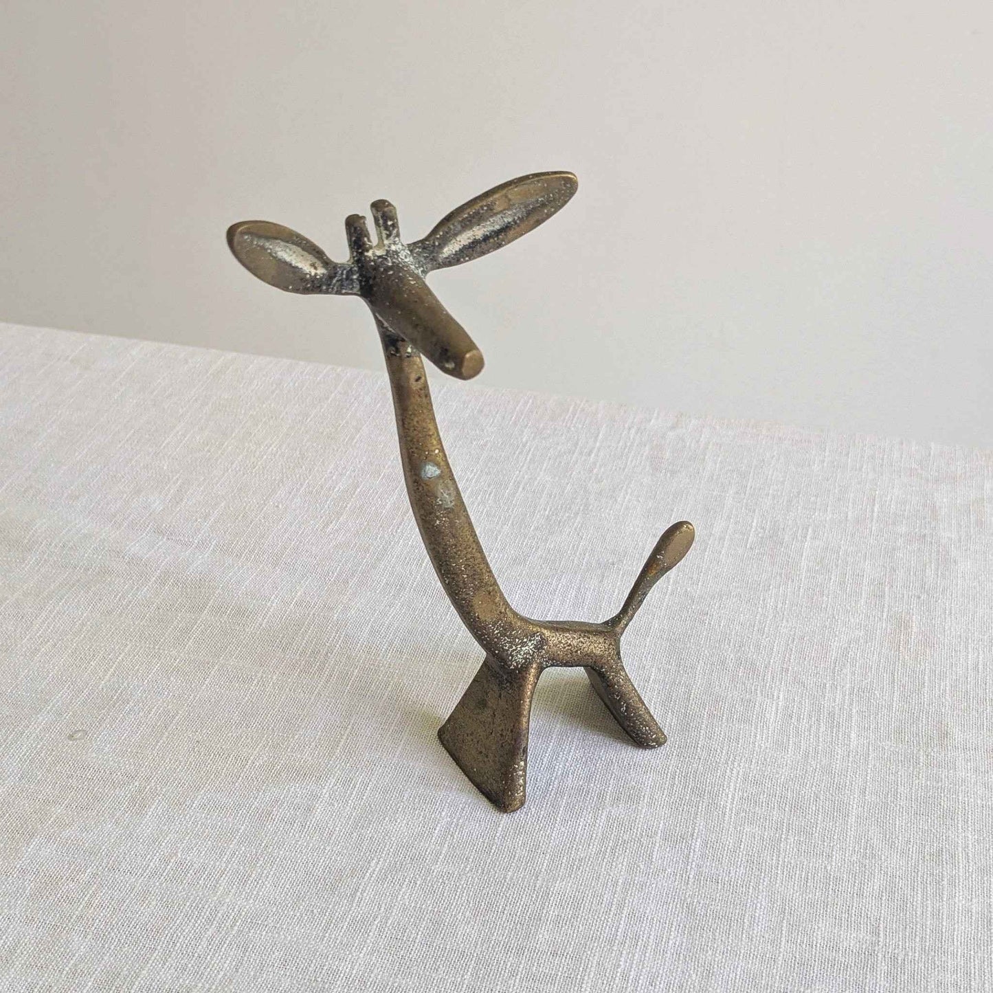 Mid Century Brass Giraffe