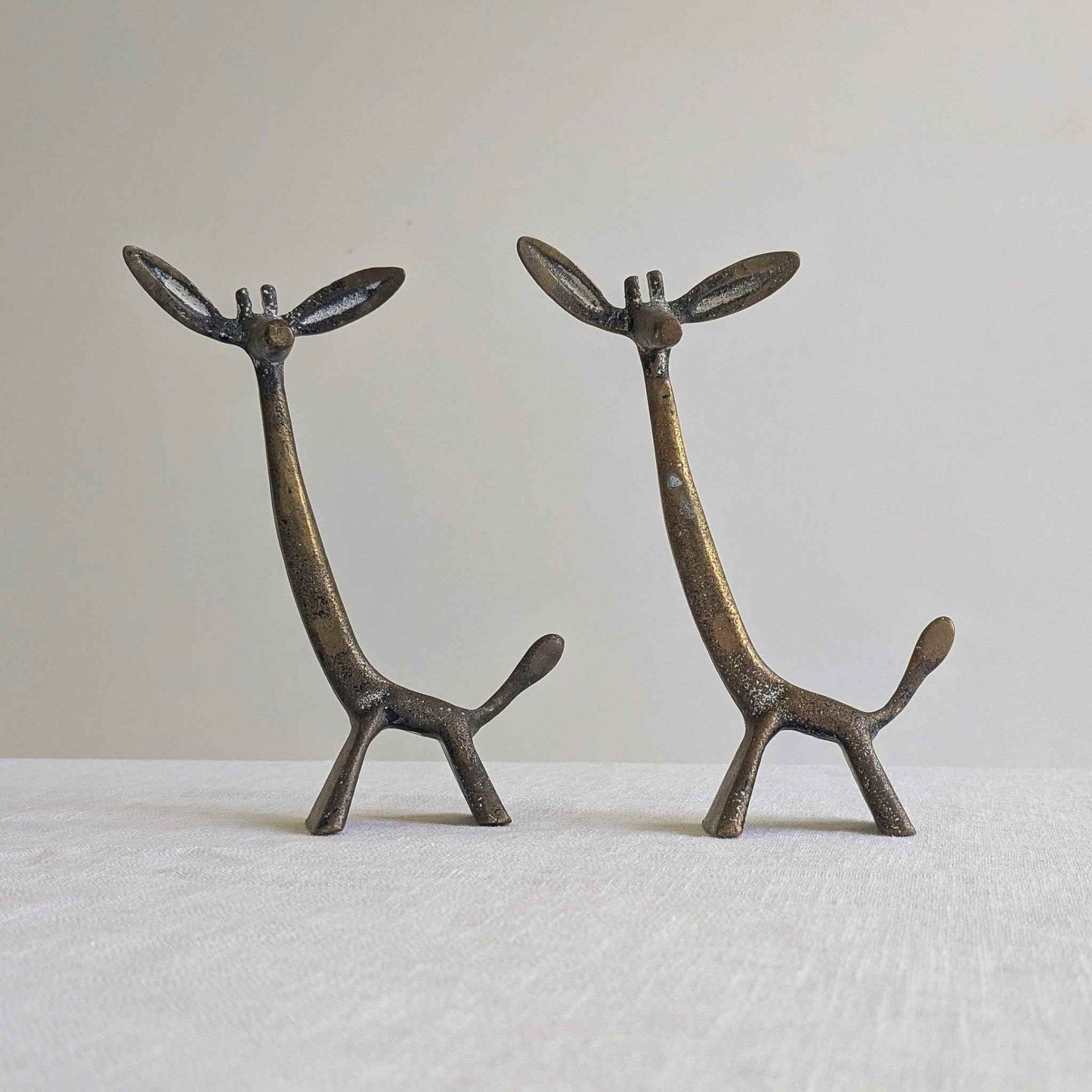 Mid Century Brass Giraffe