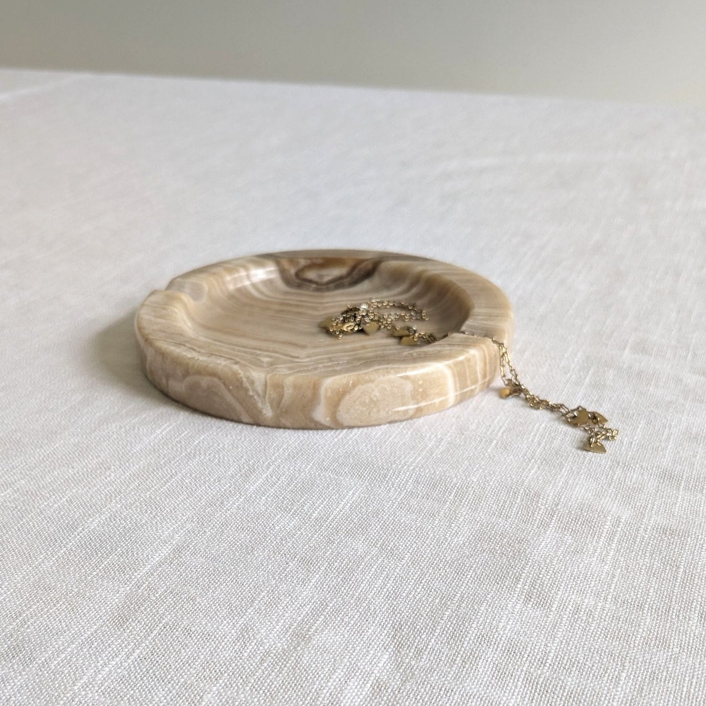 Taupe Onyx Ashtray