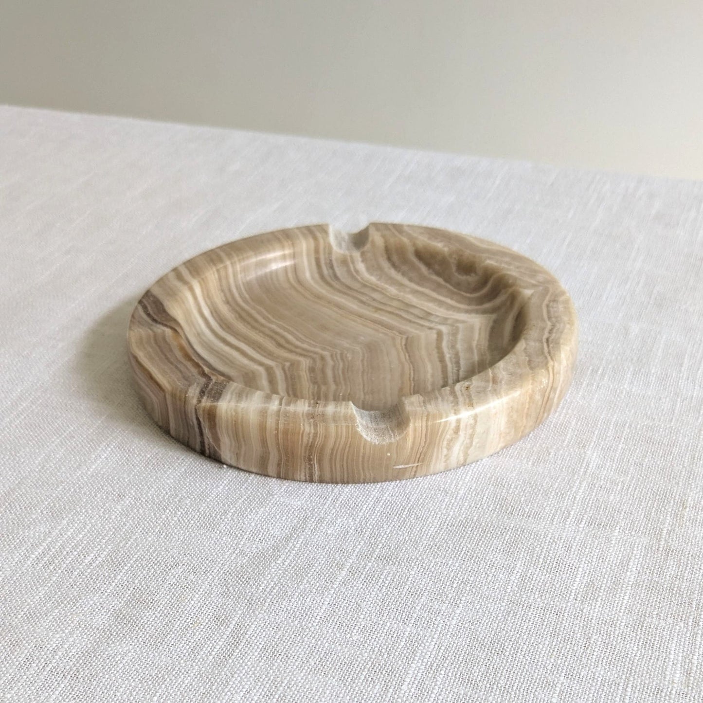 Taupe Onyx Ashtray