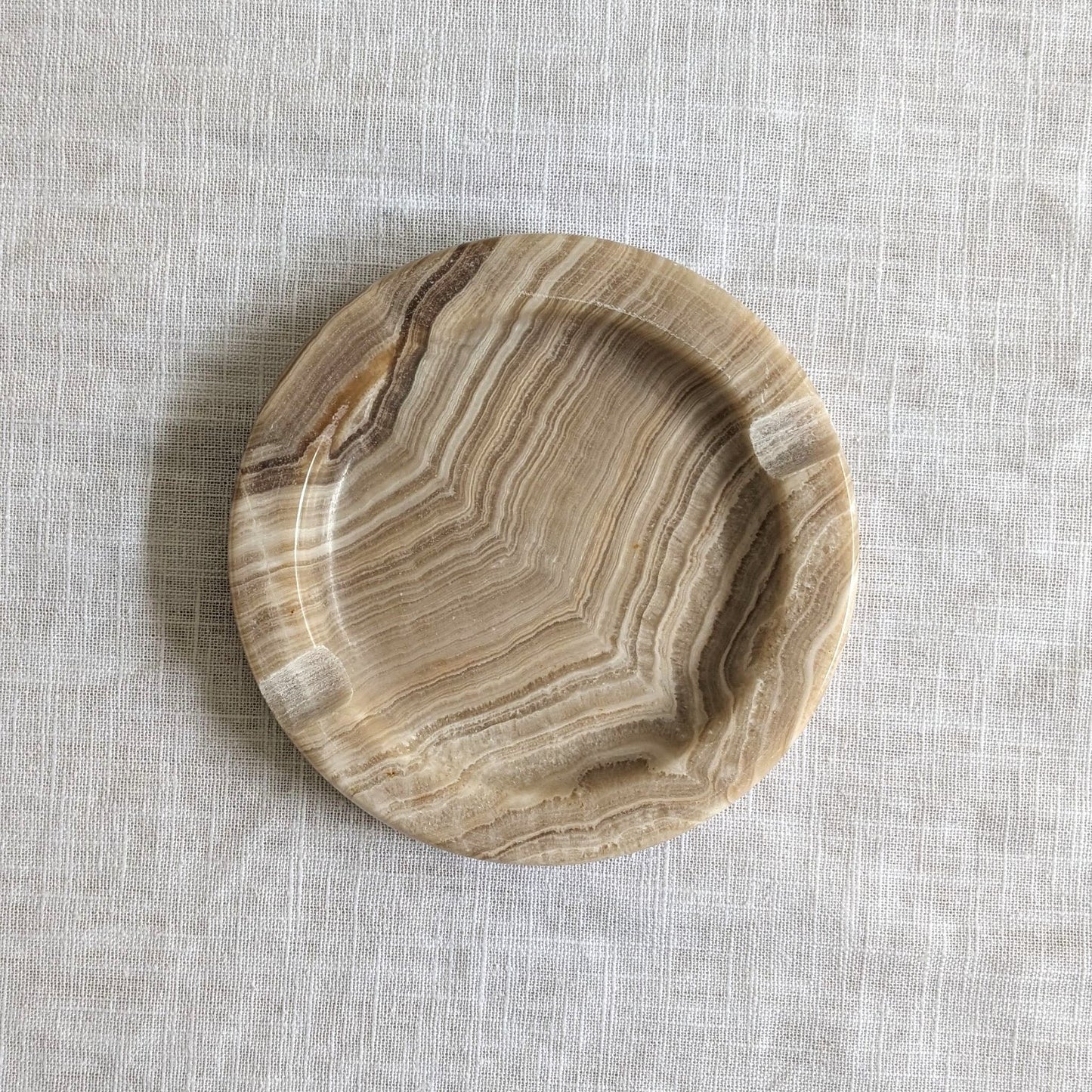 Taupe Onyx Ashtray