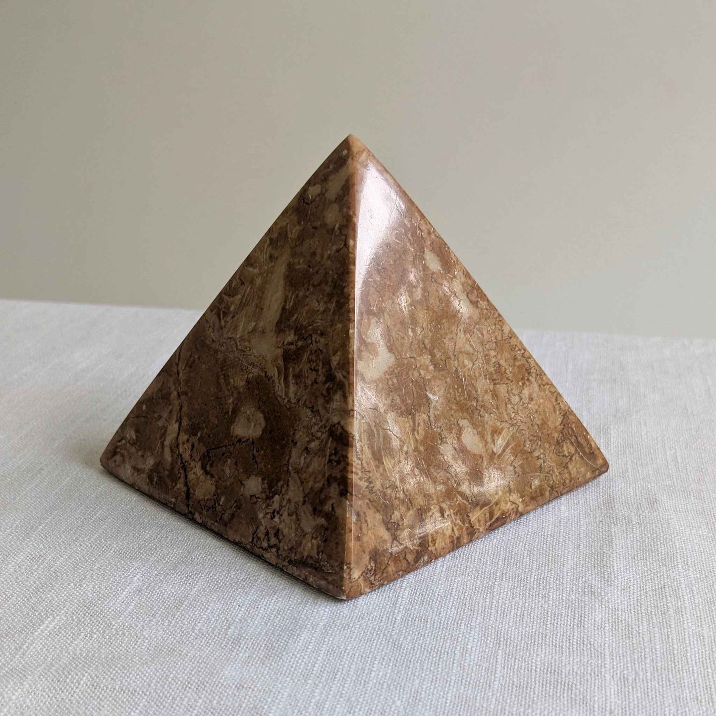 Mid Century Onyx Pyramid