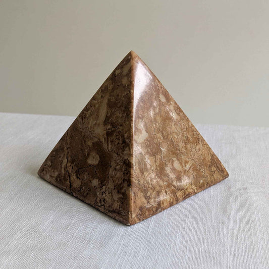 Mid Century Onyx Pyramid
