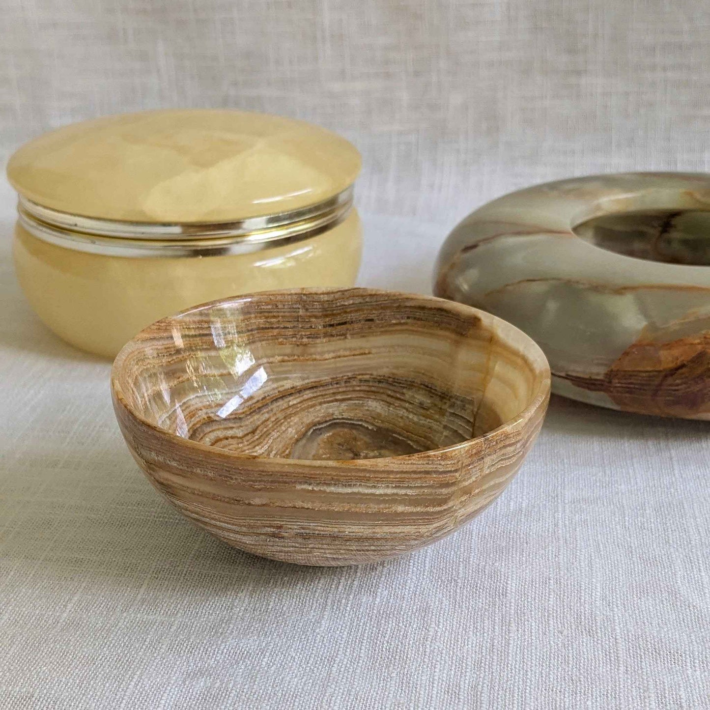 Delicate Brown Onyx Dish