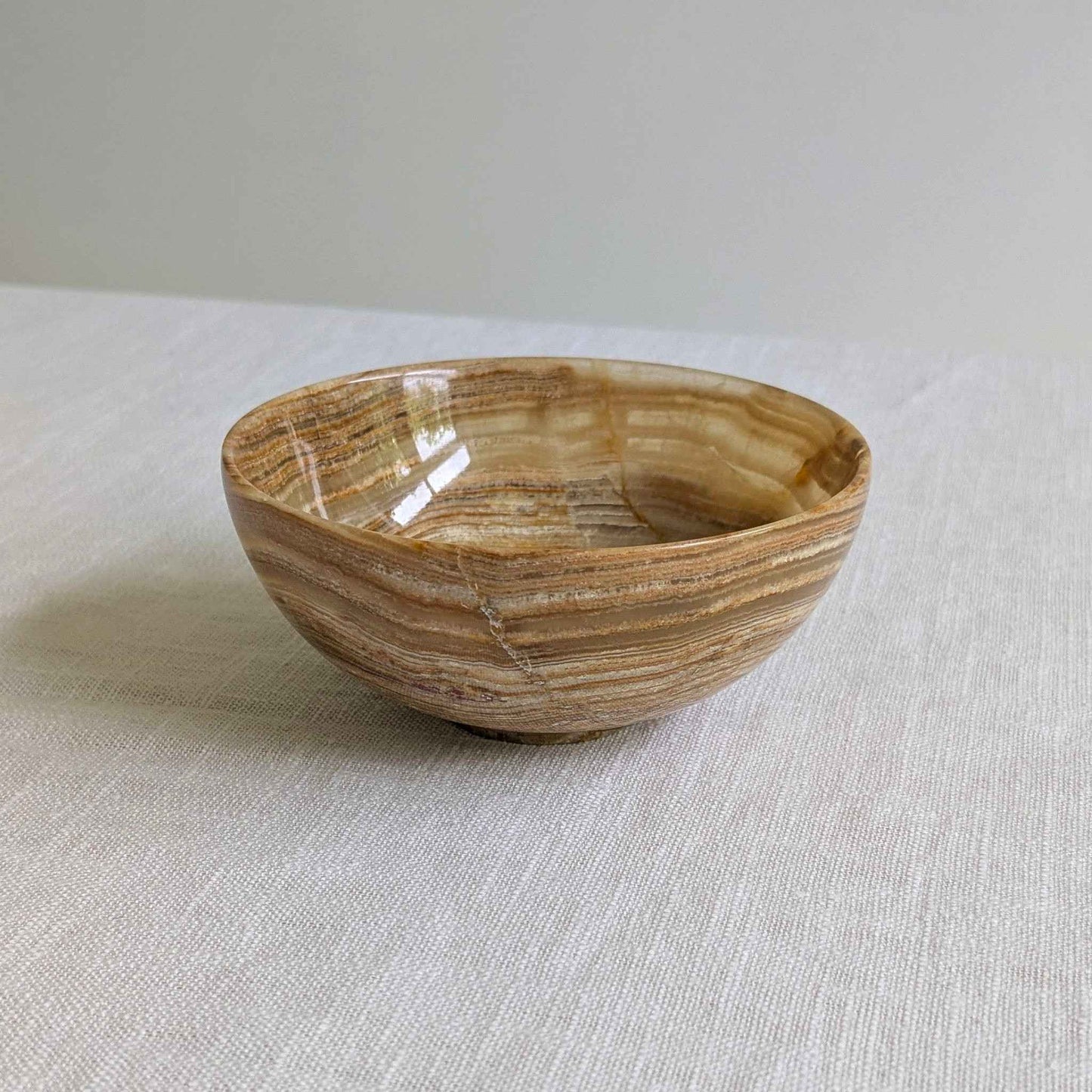 Delicate Brown Onyx Dish